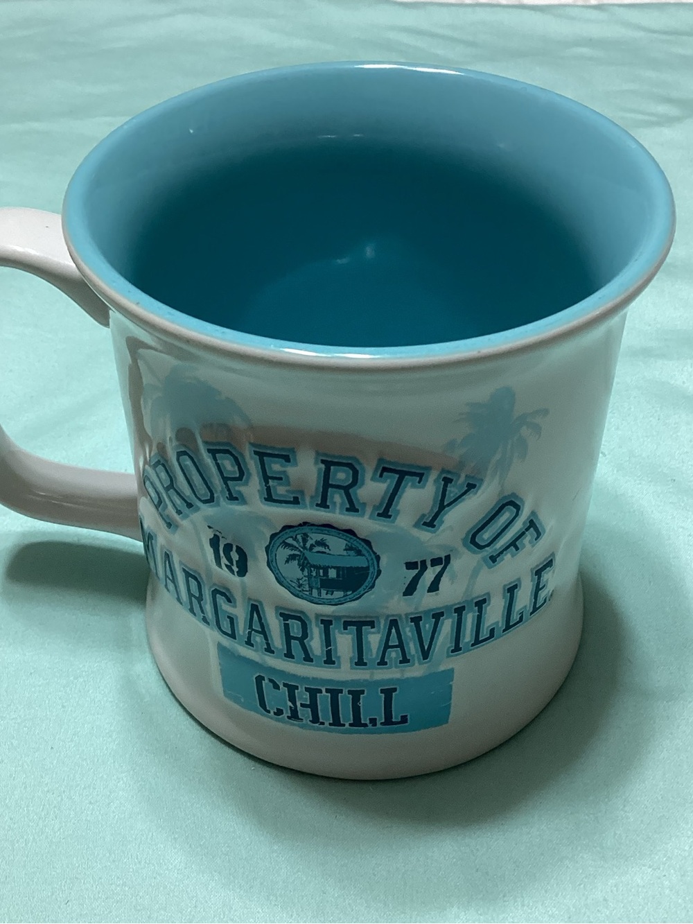Margaritaville Jimmy Buffet 1977 Chill Ceramic Mug Cup